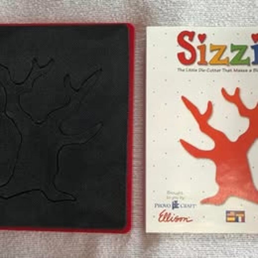 Sizzix Original Red Die Bare Tree 38-0207 Halloween spooky Scrapbooking Crafts